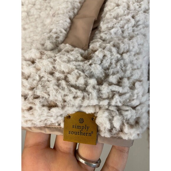 SIMPLY SOUTHERN REVERSIBLE JACKET CAMEL SIZE L - Picture 2 of 10